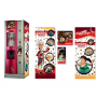 Брендированная наклейка на кофейный автомат Saeco Quarzo NM/NE 700, красный