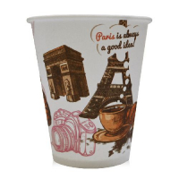 Бумажный стаканчик для вендинга "Париж", 175 мл