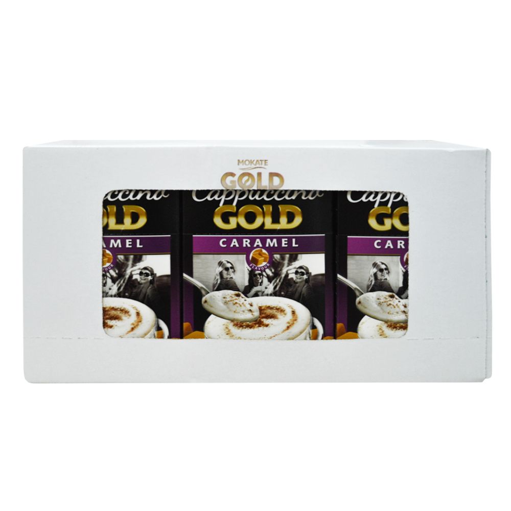 Капучино Mokate Gold, карамель, 12,5г*8шт,  9уп.