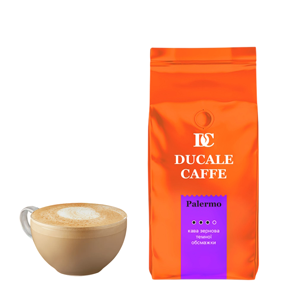 Кофе в зернах Gemini Ducale Palermo, 1кг*8 шт
