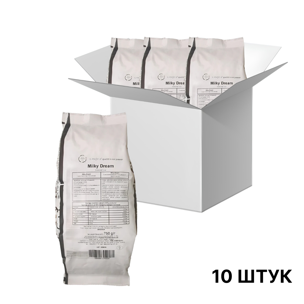 100% сухое молоко IL Perfetto Milky Dream, 0,75кг*10уп