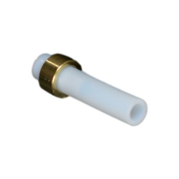 Тефлоновая трубка 4х6 30 мм, одна боковая втулка