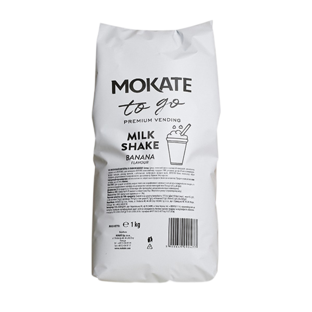 Молочный коктейль Mokate со вкусом банана, 1 кг
