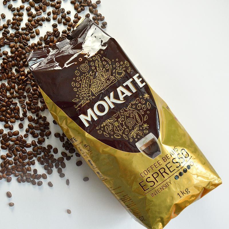 Кофе в зёрнах Mokate Espresso, 1 кг*8 шт