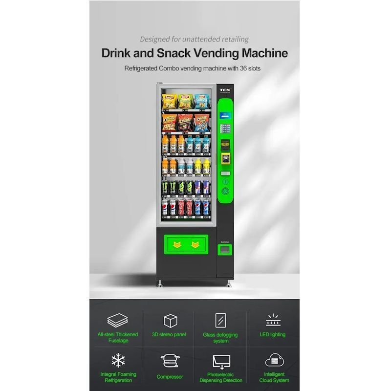 Торговый снековый автомат Vending Machine TCN-CSC-6G (V10)
