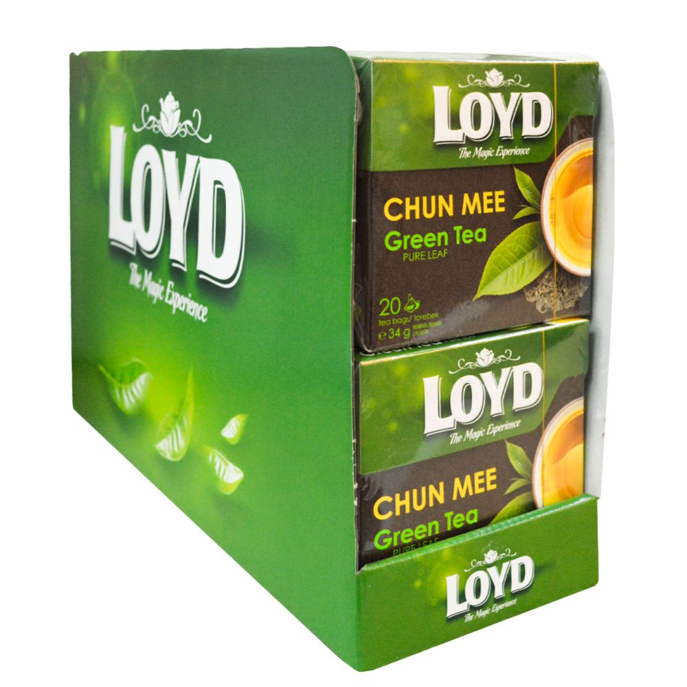 Чай в пакетиках пирамидках Loyd Chun Mee, 1,7г*20 шт, 10уп.Нет в наличии
