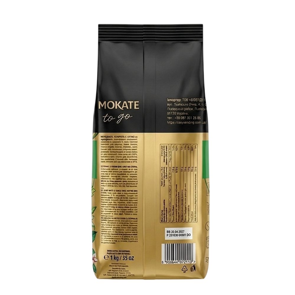 Капучино Mokate Irish Cream, 1 кг