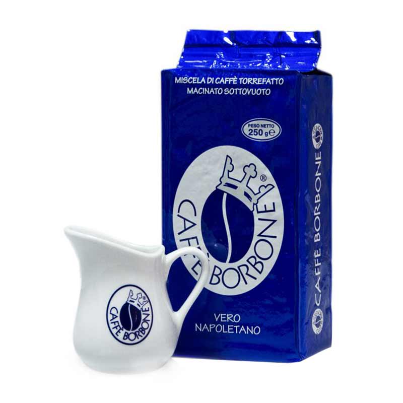 Белый кувшинчик для молока Caffe BORBONE