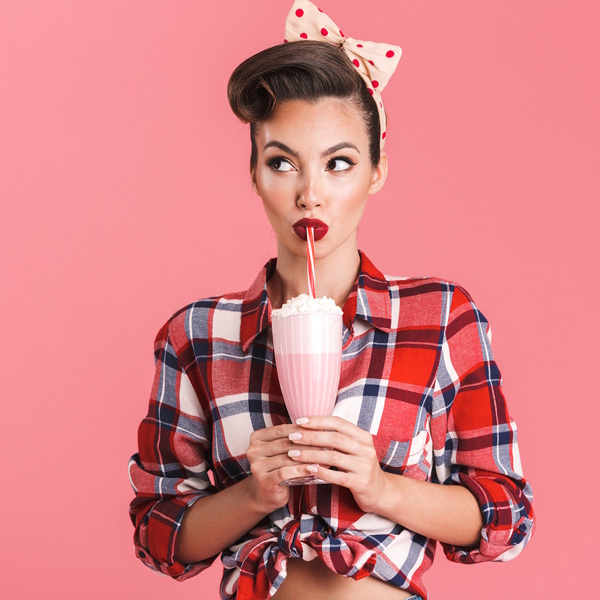 Молочный коктейль Mokate со вкусом клубники, 25 кг