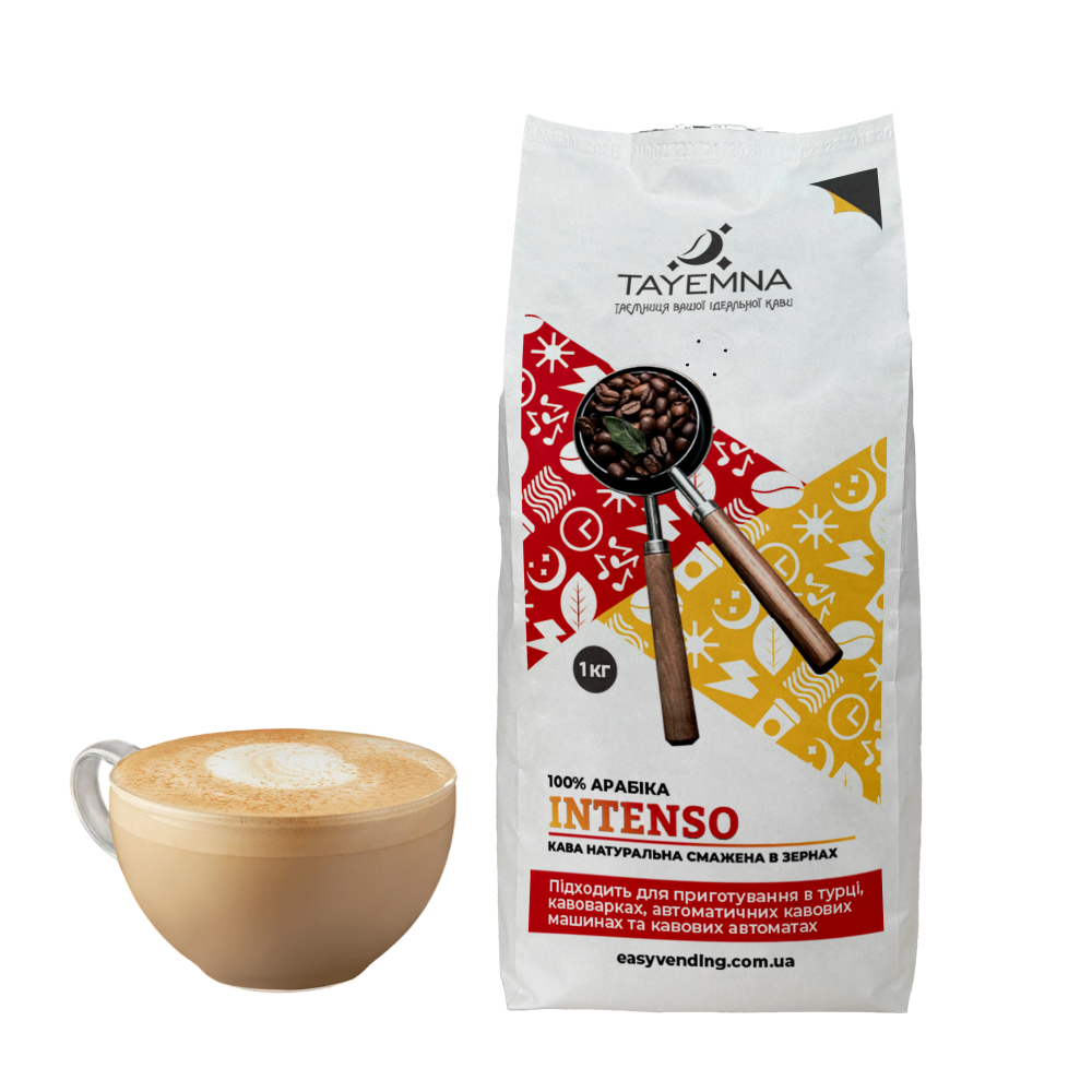 Кофе в зернах Tayemna Intenso, 1кг*10 шт