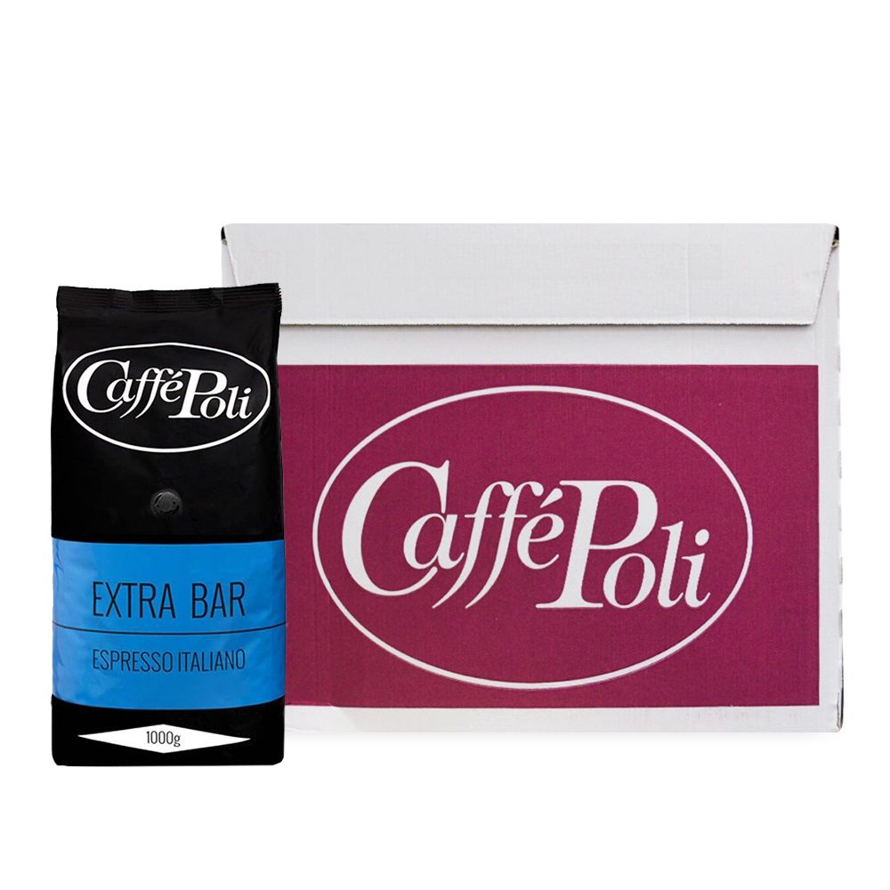 Кофе в зернах Caffe Poli Extrabar, 1кг*10штНет в наличии