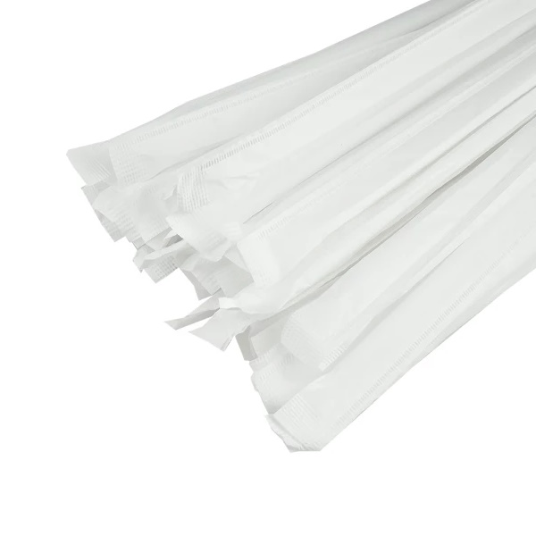 Трубочка в индивидуальной упаковке с коленом 210*4,8 мм