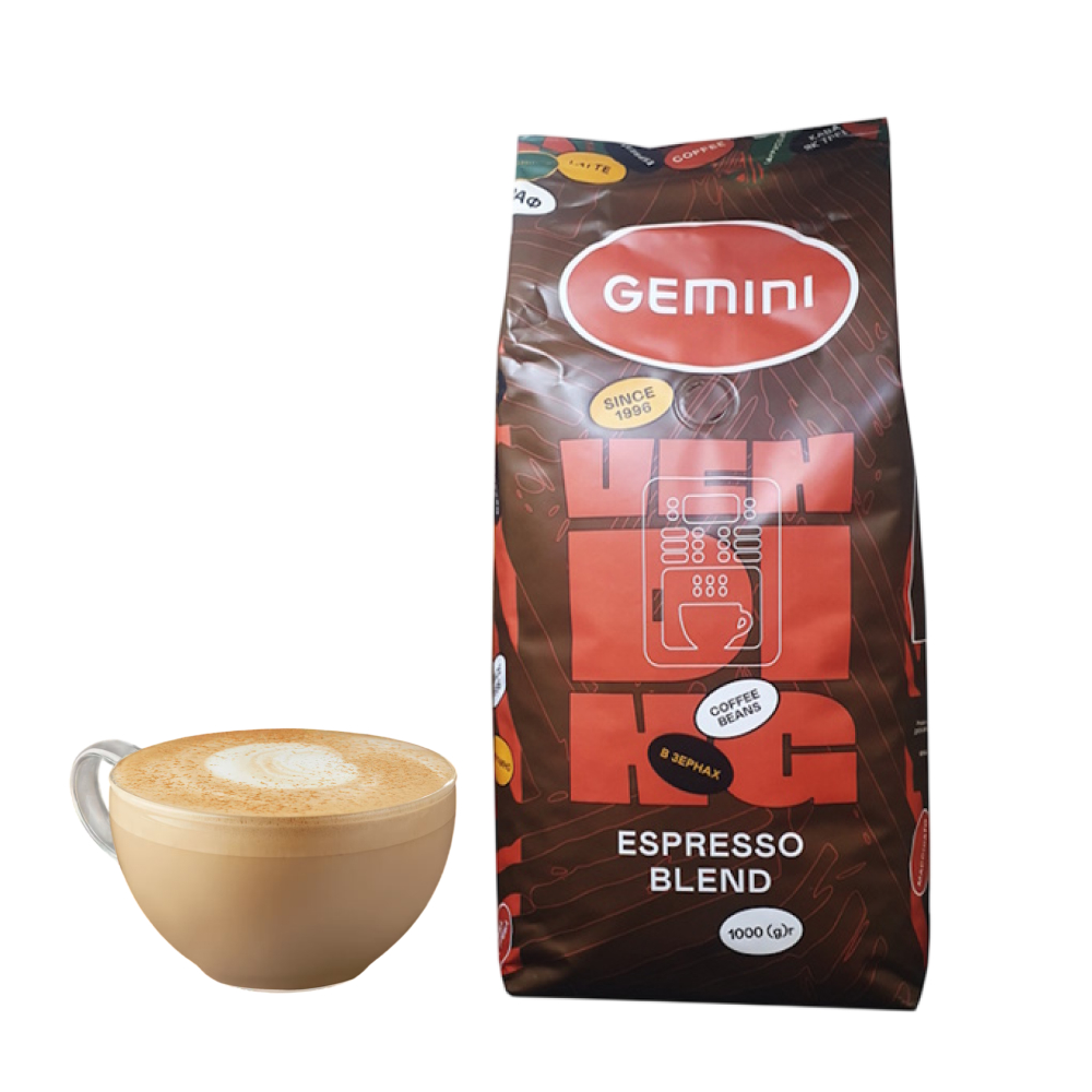 Кофе в зернах Gemini Espresso Vending, 1кг*8 шт