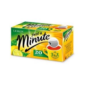 Чай в пакетиках Just a Minute, черный с лимоном, 1,4g*20 шт Чай в пакетиках Just a Minute, черный с лимоном, 1,4g*20 шт