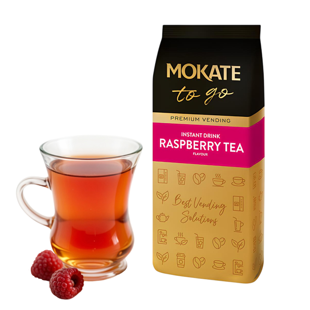 Чай растворимый Mokate Premium малина для вендинга, 1 кг
