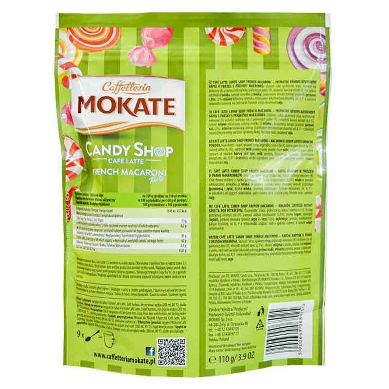 Капучино Mokate Caffetteria Candy Shop Cafe Latte French Macaroni, 110г.