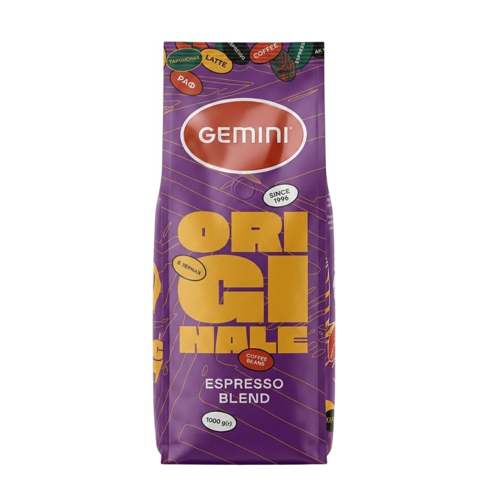 Кофе в зернах Gemini Espresso Originale, 1кг*8 шт
