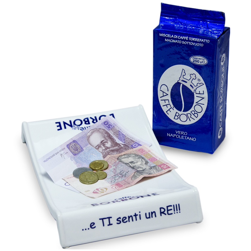 Монетница для сдачи, Caffe Borbone, керамическая
