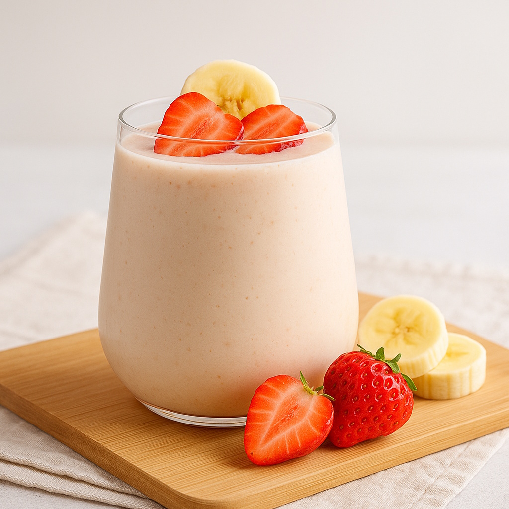 Молочный коктейль Mokate со вкусом клубники и банана, 25 кг