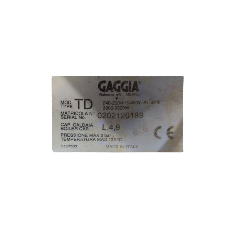 Кофеварка GAGGIA TD, б/у