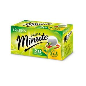 Чай в пакетиках Just a Minute, зелёный, 1,4g*20 шт Чай в пакетиках Just a Minute, зелёный, 1,4g*20 шт