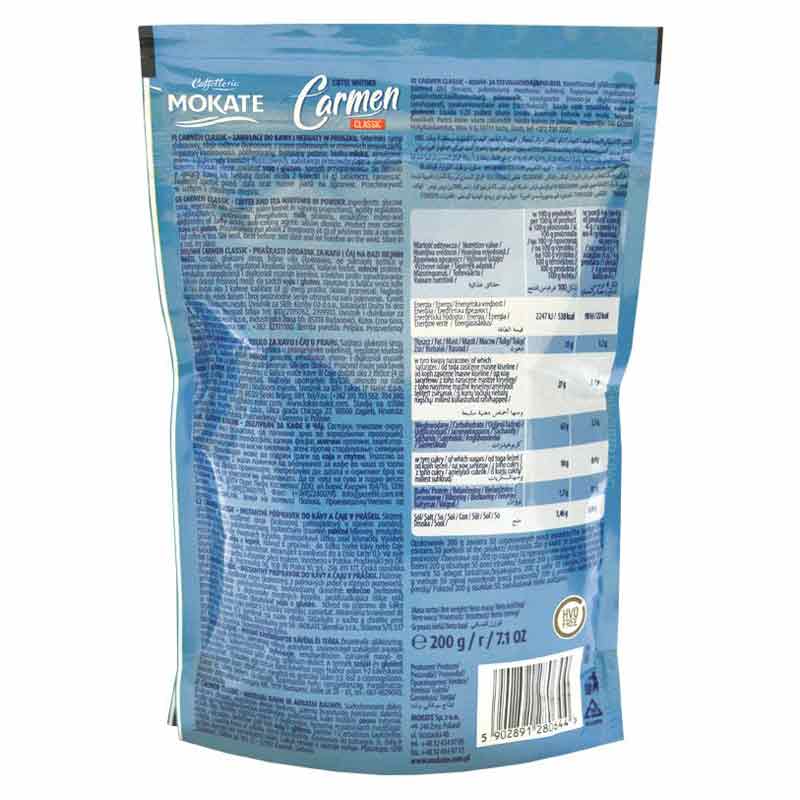 Сливки Mokate Caffetteria Carmen Classic, 200г