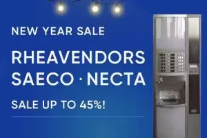 Новогодняя распродажа кофейного оборудования для вендинга