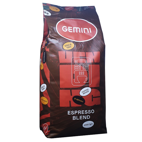 Кофе в зернах Gemini Espresso Vending, 1кг*8 шт