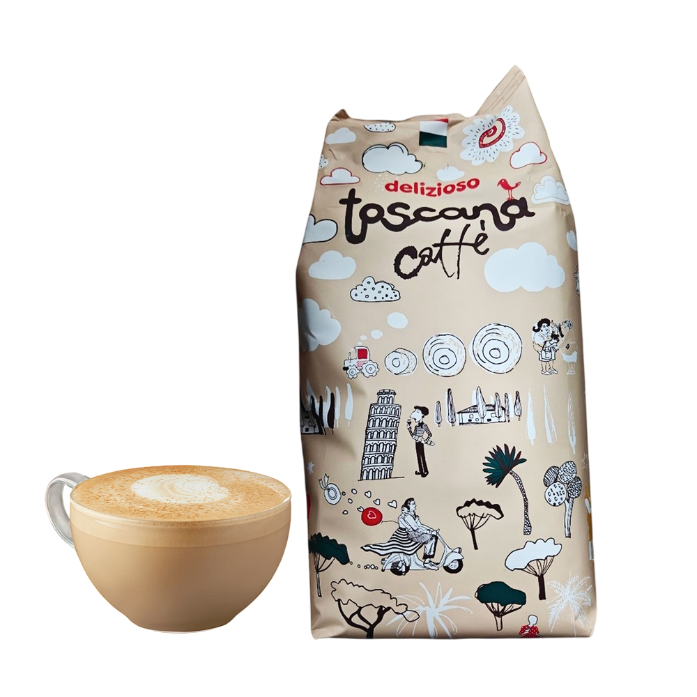 Кофе в зернах Gemini Toscana Caffe Delizioso, 1 кг