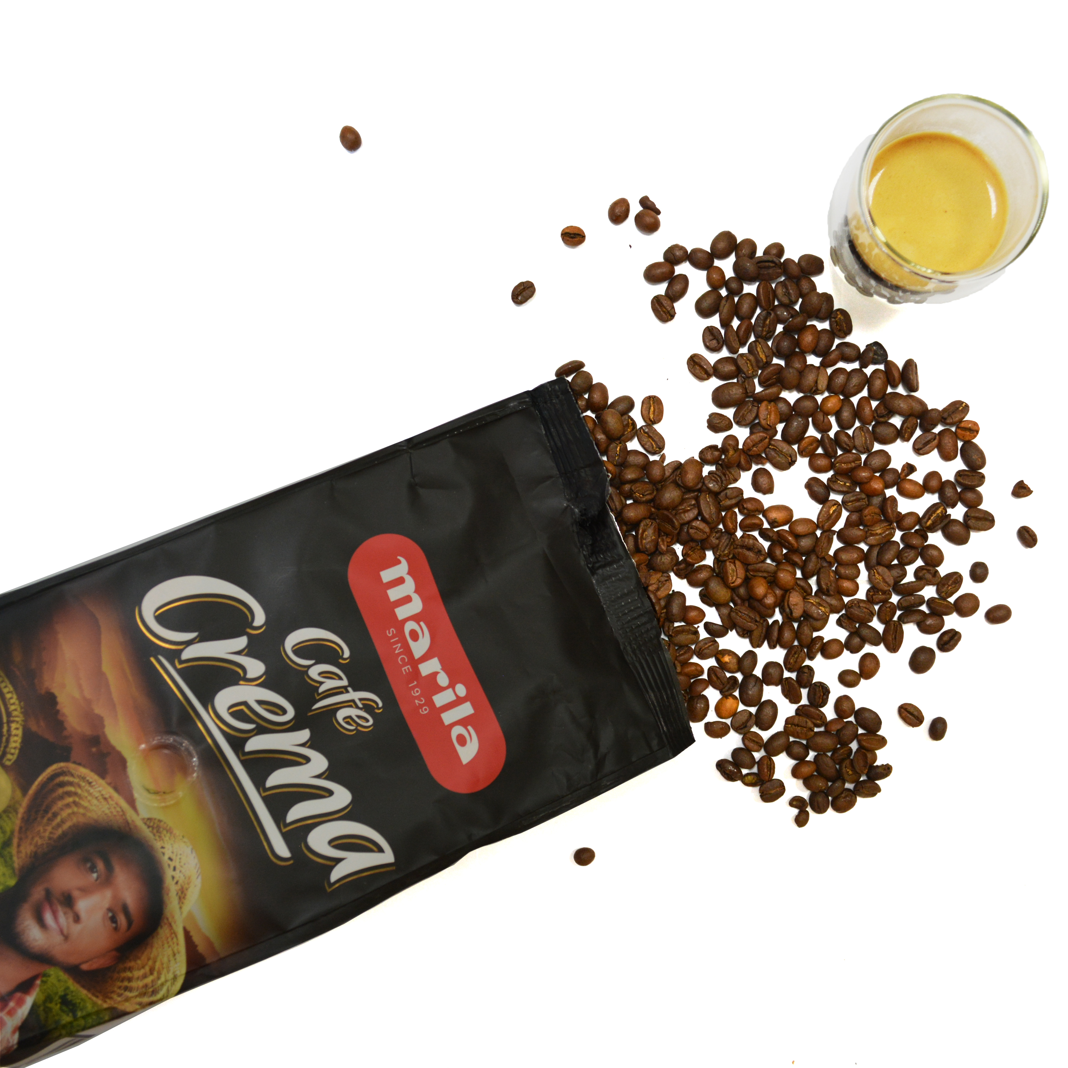 Кофе в зёрнах Marila Cafe Crema Espresso, 1кг*8шт