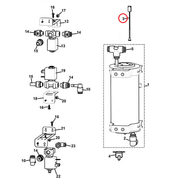 Датчик индукционного бойлера