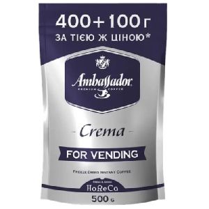 Кофе растворимый сублимированный Ambassador Crema, 0.5кг*14уп Кофе растворимый сублимированный Ambassador Crema, 0.5кг*14уп