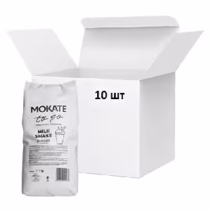 Молочний коктейль Mokate зі смаком банана, 1кг*10уп