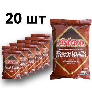 Капучино Ristora French Vanilla, 0.5кгх20уп