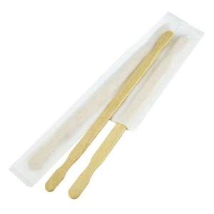 Розмішувач дерев'яний 140 мм. в індивідуальній упаковці, 1000 шт.