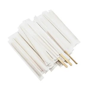 Размешиватель деревянный 140 мм в индивидуальной упаковке, 500 шт.