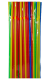 Трубочки для коктейлей разноцветные, 210*4.8 мм