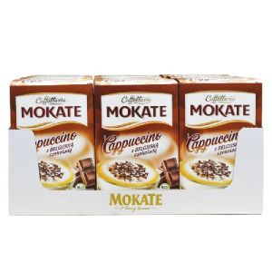 Капучино Mokate Сaffetteria Cappuccino Belgian Chocolate, 15г*10шт, 9 уп.