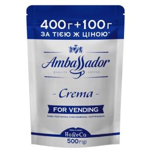 Кофе растворимый сублимированный Ambassador Crema, 500 г