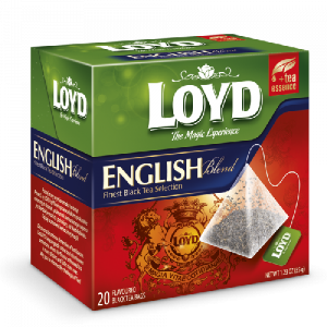 Чай в пакетиках пирамидках Loyd English Blend, 1,75г*20шт Чай в пакетиках пирамидках Loyd English Blend, 1,75г*20шт