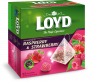 Чай в пакетиках пирамидках Loyd Raspberry и Strawberry, малина и клубника, 2г*50шт