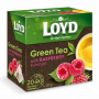 Чай в пирамидках Loyd, зеленый с малиной, 1,5г*20шт