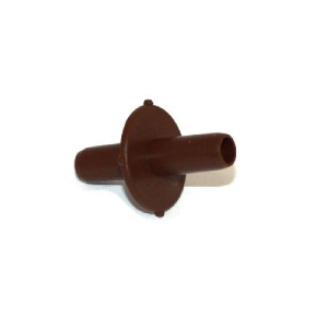 Втулка, пластик, коричневая