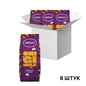 Кава в зернах Gemini Espresso Originale, 1кг*8 шт