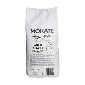 Молочный коктейль Mokate со вкусом клубники, 1 кг