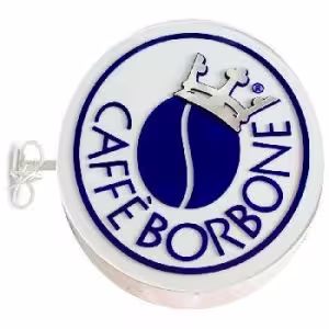 Двостороння зовнішня рекламна вивіска Caffe BORBONE, 65*55 см