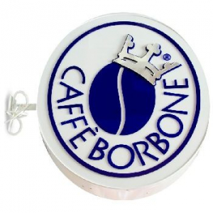 Двухсторонняя внешняя рекламная вывеска Caffe BORBONE, 65*55 см Двухсторонняя внешняя рекламная вывеска Caffe BORBONE, 65*55 см