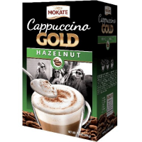 Капучино Mokate Caffetteria Cappuccino Gold Hazelnut, 12,5г*8шт.