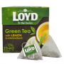 Чай в пакетиках пирамидках Loyd Green Tea, лимон&лимонник, 1,5г*20шт