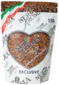 Кофе растворимый Nero Aroma Exclusive, 150 г Кофе растворимый Nero Aroma Exclusive, 150 г